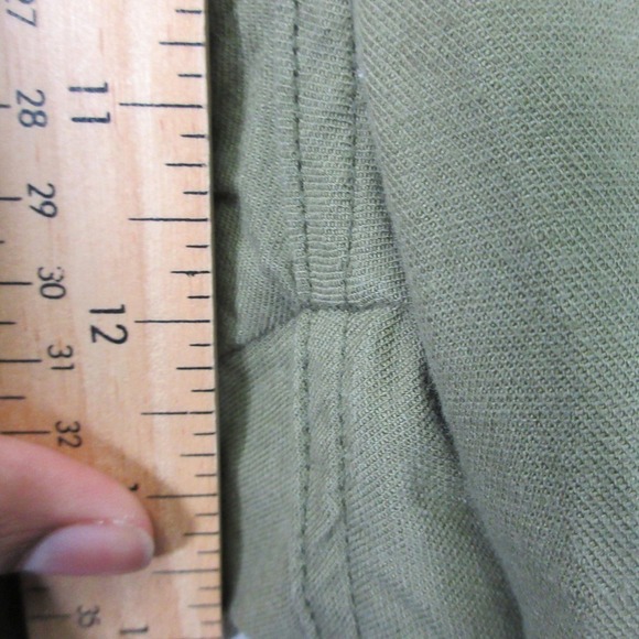 Brooks Brothers Bermuda Shorts Mens 40 Green Cotton Linen Summer Casual 336 - Picture 10 of 12